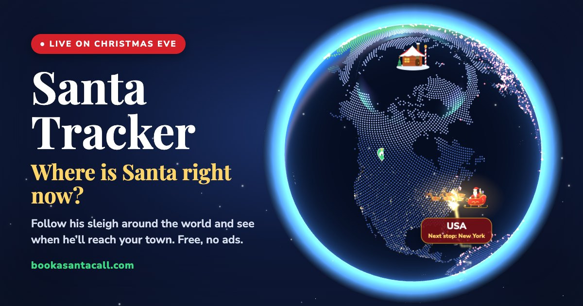 Santa Tracker 2026: Where Is Santa Right Now? | Live Map